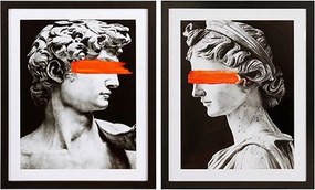 Δίπτυχος Πίνακας Με Κορνίζα (80x50) Estheti 812-10054