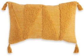 Μαξιλάρι Διακοσμητικό (Με Γέμιση) Adam Mustard Nef-Nef 35X55 Βαμβάκι-Πολυέστερ