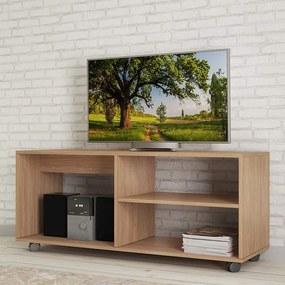 Έπιπλο τηλεόρασης μελαμίνης Sabrina Megapap χρώμα urban oak 120x40x47εκ. - Μελαμίνη - GP035-0007,1