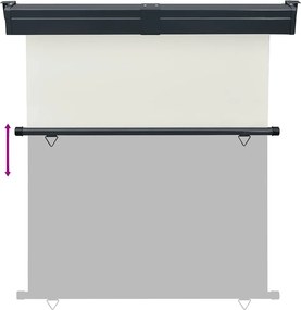 vidaXL Σκίαστρο Βεράντας Πλαϊνό Κρεμ 175 x 250 εκ.