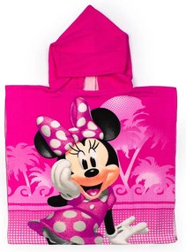 Πόντσο Θαλάσσης Disney Minnie 05 Quick Dry Fuchsia DimCol