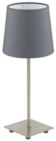 Φωτιστικό Επιτραπέζιο Lauritz 92881 Anthracite Eglo Metal, Fabric