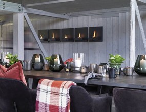 Tζάκι Square 180 Tenderflame - 57.5x23x57.5cm - Black