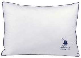 Μαξιλάρι Ύπνου 2344 White-Blue Greenwich Polo Club 50Χ70 Cotton-Microfiber