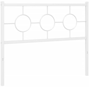 vidaXL Ανταλλακτικό κεφαλάρι Λευκό 107 εκ. Μεταλλικό