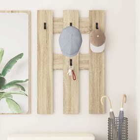 Τοίχου Κρεμάστρα Επιτοίχιο Δρύς Sonoma 65 x 3 x 100 εκ.