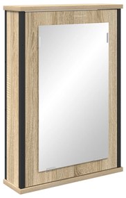 vidaXL Σετ Επίπλων Μπάνιου 4 pcs Sonoma Δρυς 33 x 33 x 185.5 εκ