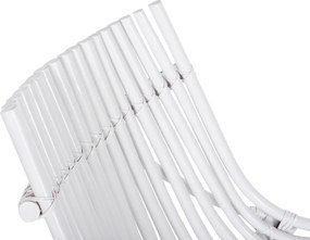 ΚΑΡΕΚΛΑ ΕΞΩΤ.ΧΩΡΟΥ CELLION HM9812.03 ΡΑΒΔΟΙ RATTAN ΣΕ ΛΕΥΚΟ ΧΡΩΜΑ 76x72x83Υεκ.