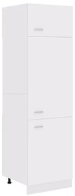 Ντουλάπι Ψυγείου Λευκό 60x57x207 εκ. από Μοριοσανίδα - Λευκό