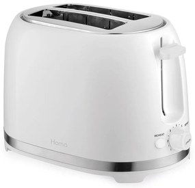 Homa HT-4044 Φρυγανιέρα 2 Θέσεων 850W Λευκή Cadis