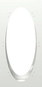 vidaXL Ράφι Καυσόξυλων Λευκό 50x23x100 εκ. Χάλυβας ψυχρής έλασης