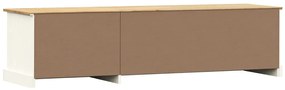 vidaXL Έπιπλο Τηλεόρασης VIGO Λευκό 156x40x40 εκ. Μασίφ Ξύλο Πεύκου