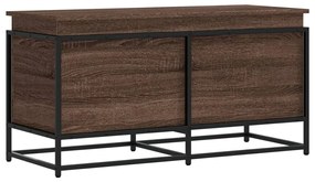 Κουτί Αποθήκευσης με Καφέ Δρυς 100x40x51,5 εκ. Επεξ. Ξύλο - Καφέ
