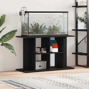 vidaXL Βάση Ενυδρείου Μαύρη Δρυς 100x40x60 εκ. από Τεχνητό Ξύλο
