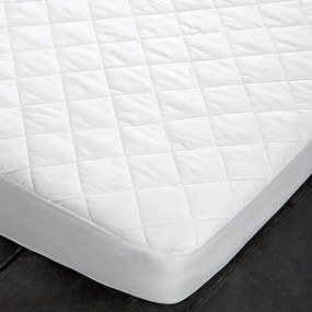 Κάλυμμα Στρώματος Καπιτονέ Εκάβη White Vesta Home Ημίδιπλο 110x200cm Cotton-Polyester