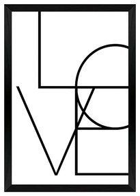 Πίνακας Amora pakoworld με ψηφιακή εκτύπωση και πλαίσιο 33x1.5x48εκ