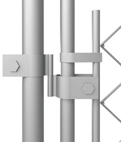 vidaXL Κλουβί Σκύλου Εξωτερικού Χώρου 7,6 x 3,8 x 2,3 μ. με Στέγαστρο