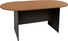 ΣΥΝΕΔΡΙΟΥ-A Τραπέζι Οβάλ Απόχρωση Dark Grey - Cherry   1τμχ