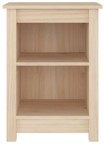 vidaXL Κομοδίνα 2 τεμ. 40 x 35 x 55 εκ. από Μασίφ Ξύλο Πεύκου