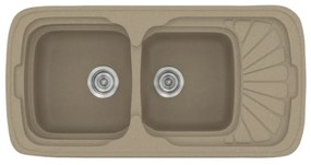 Sanitec Classic 304 Granite Taupe Νεροχύτης