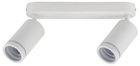 Σποτ Φωτιστικό Οροφής 2xGU10 Ρυθμιζόμενο Jet TK Lighting 6913 Λευκό