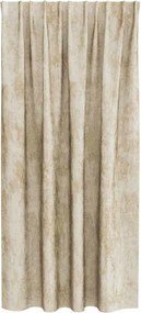 vidaXL Βελούδινες Κουρτίνες 2 τμχ. Κρεμ 175 x 140 εκ. Βελούδο