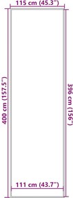 vidaXL Πατάκι Εισόδου Ανθρακί 115x400 εκ.