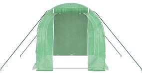 vidaXL Θερμοκήπιο με Ατσάλινο Πλαίσιο 4 μ² 2 x 2 x 2 μ.