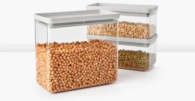 Κουτιά αποθήκευσης Brabantia Tasty+ Stackable 1008882, 1.5l/3.5l, BPA-free, Στεγανό κλείσιμο, Ανοιχτό γκρι