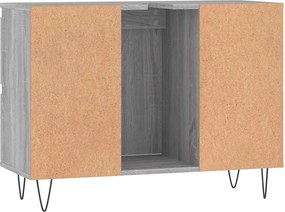 vidaXL Ντουλάπι Μπάνιου Γκρι Sonoma 80 x 33 x 60 εκ. από Επεξεργ. Ξύλο