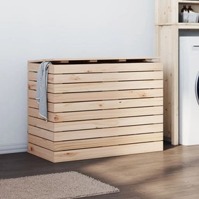 vidaXL Καλάθι Ρούχων 88,5x44x66 εκ. από Μασίφ Ξύλο Πεύκου