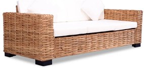 vidaXL Σετ Καναπέ 15 Τεμαχίων από Γνήσιο Ρατάν