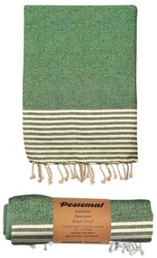 Πετσέτα Θαλάσσης Pestemal Βαμβακερή Green 90x180εκ. Summer tiempo 42-2945