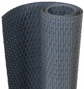 vidaXL Διαχωριστικό Βεράντας Ανθρακί 300 x 80 εκ. από Συνθετικό Ρατάν