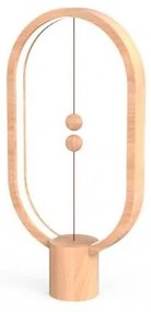 Designnest Heng Balance Wooden Lamp Ellipse Διακοσμητική λάμπα με μαγνητικό διακόπτη Light Wood DH0037LW/HBLEUB