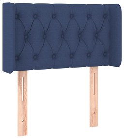 vidaXL Κεφαλάρι με Πτερύγια Μπλε 83x16x78/88 εκ. Υφασμάτινο
