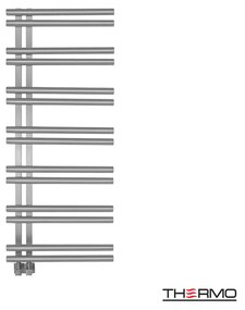 Thermo Solo Θερμαινόμενη πετσετοκρεμάστρα 120x50cm Inox Brushed ΔΕΝ ΠΕΡΙΛΑΜΒΑΝΤΟΝΤΑΙ ΔΙΑΚΟΠΤΕΣ & ΑΝΤΙΣΤΑΣΕΙΣ