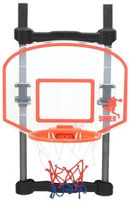 vidaXL Σετ Παιδικής Μπασκέτας για Πόρτα Ρυθμιζόμενο