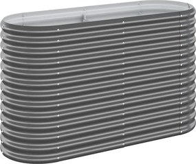 vidaXL Ζαρντινιέρα Ανθρακί 114x40x68 εκ Γαλβανισμένος χάλυβας