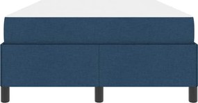 vidaXL Κρεβάτι με ελατήρια Μπλε 120 x 200 cm ύφασμα
