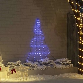 vidaXL LED Χριστουγεννιάτικο Δέντρο με 112 LED Μπλε 511 εκ Μέταλλο