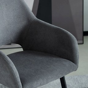Καρέκλα Τραπεζαρίας (60.5x55x83) Spitishop Tiyana Grey