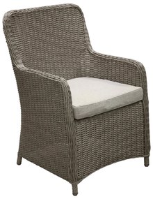 Σετ Τραπέζι και καρέκλες Dallas 2201, Επεξεργασμένο γυαλί, 114 kg, Πλαστικό ψάθινο, Μαξιλάρι καθίσματος: Ναι | Epipla1.gr