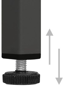 vidaXL Ντουλάπι Αποθήκευσης Ανθρακί 42,5x35x101,5 εκ. από Ατσάλι