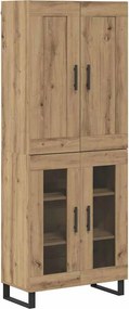 vidaXL Highboard 2 τμχ. Artisan Oak 69,5 x 34 x 180 εκ.