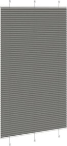 vidaXL Πλισέ περσίδα Ανθρακί 120x200 cm Πλάτος υφάσματος 119,4 cm