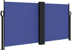 vidaXL Σκίαστρο Πλαϊνό Συρόμενο Μπλε 120 x 1000 εκ.