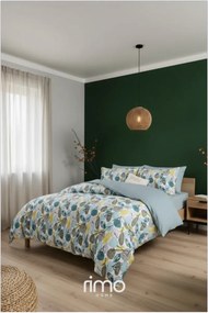 Stewehome Μωβ Σετ διπλής όψης παπλωματοθήκη βαμβακερή χωρίς λάστιχο 220x240 cm
