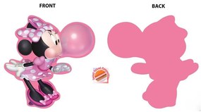 Μαξιλάρι Διακοσμητικό Παιδικό 3D (Με Γέμιση) Disney Home Minnie 454 15cm Fuchsia DimCol 15cm Velboa