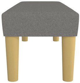 vidaXL Πάγκος Σκούρο Γκρι 100x30x30 εκ. Υφασμάτινος